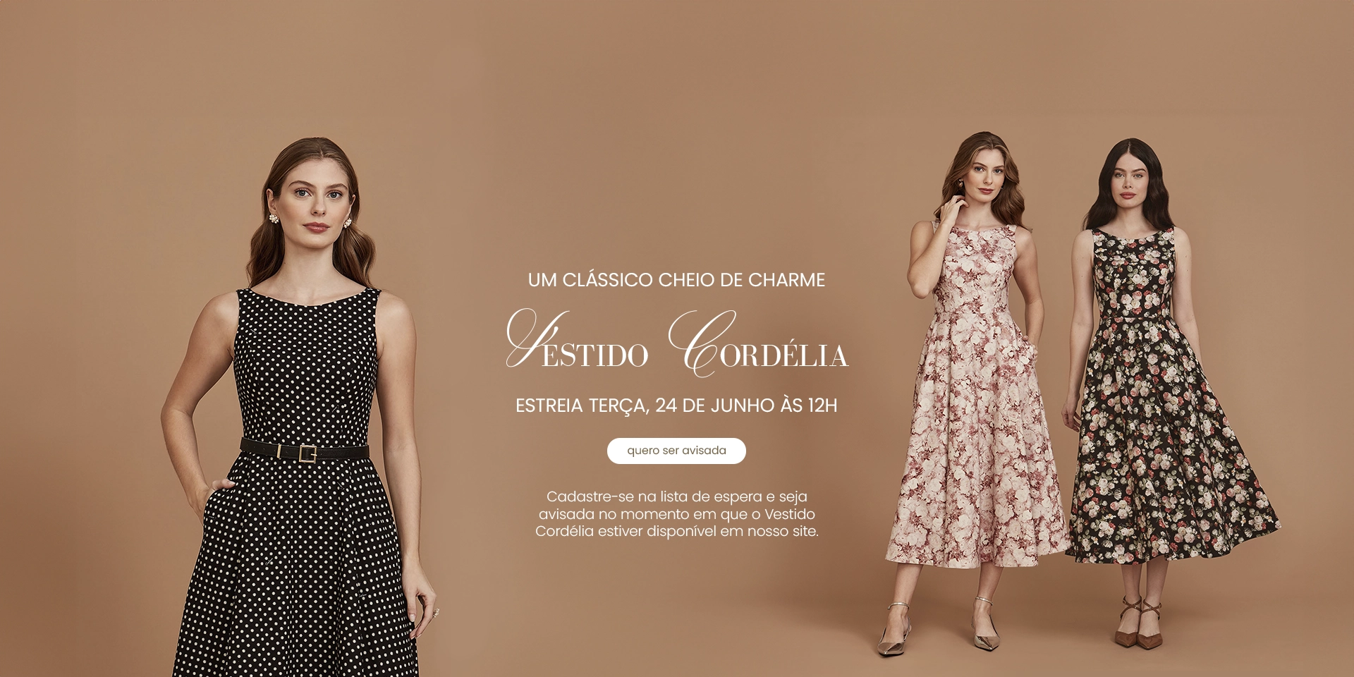 Lançamento Vestido Cordélia