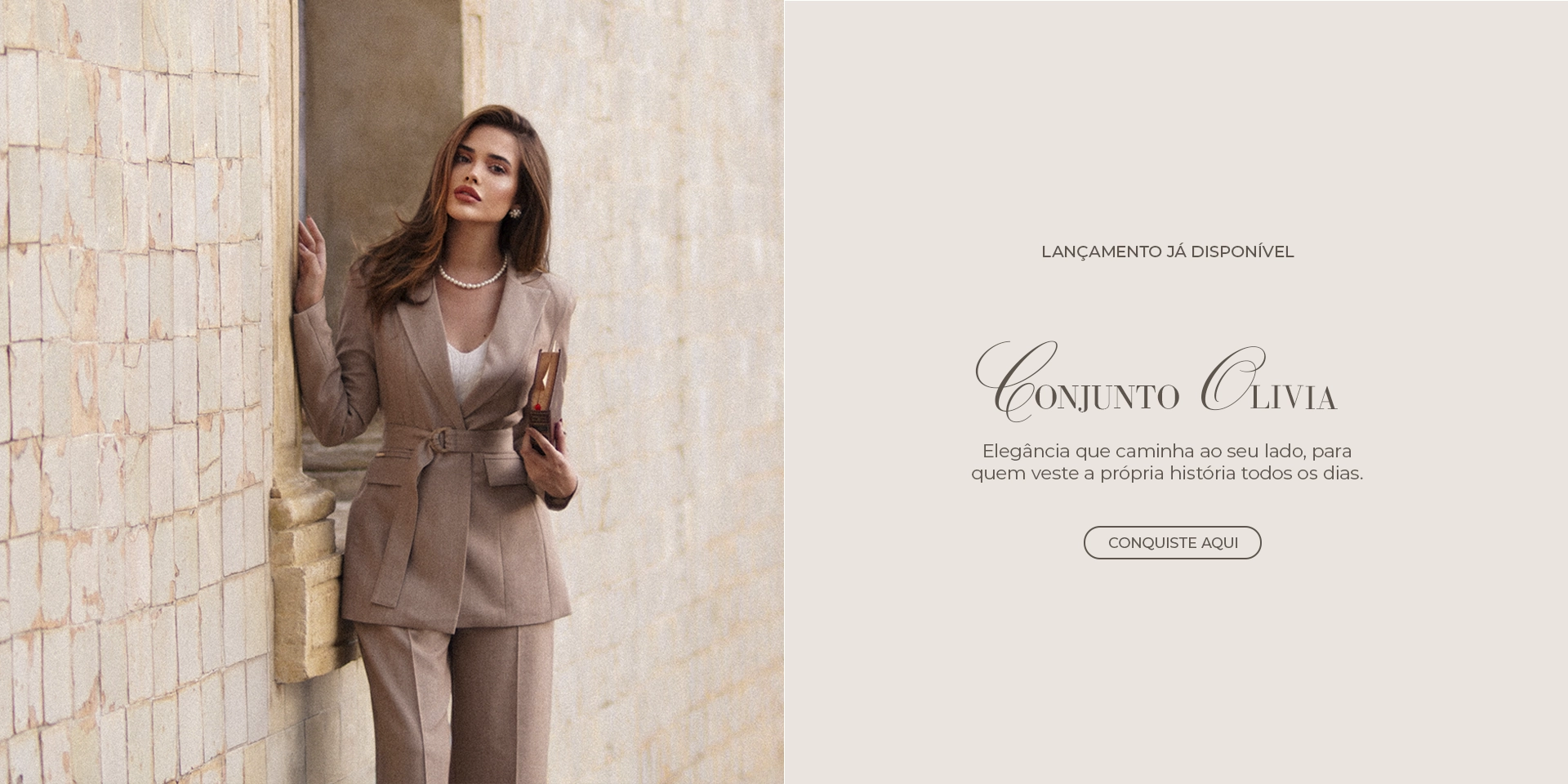 Lançamento Alfaiataria Olívia