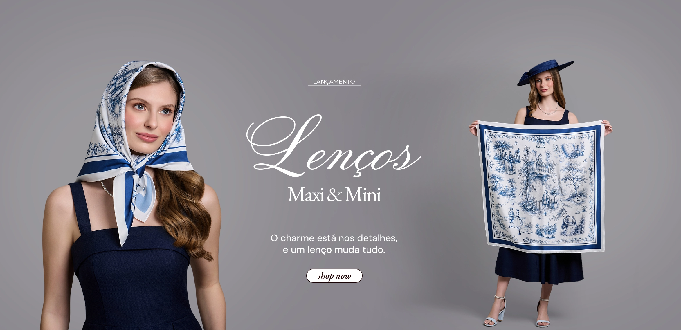 Home - Lançamento Lenços