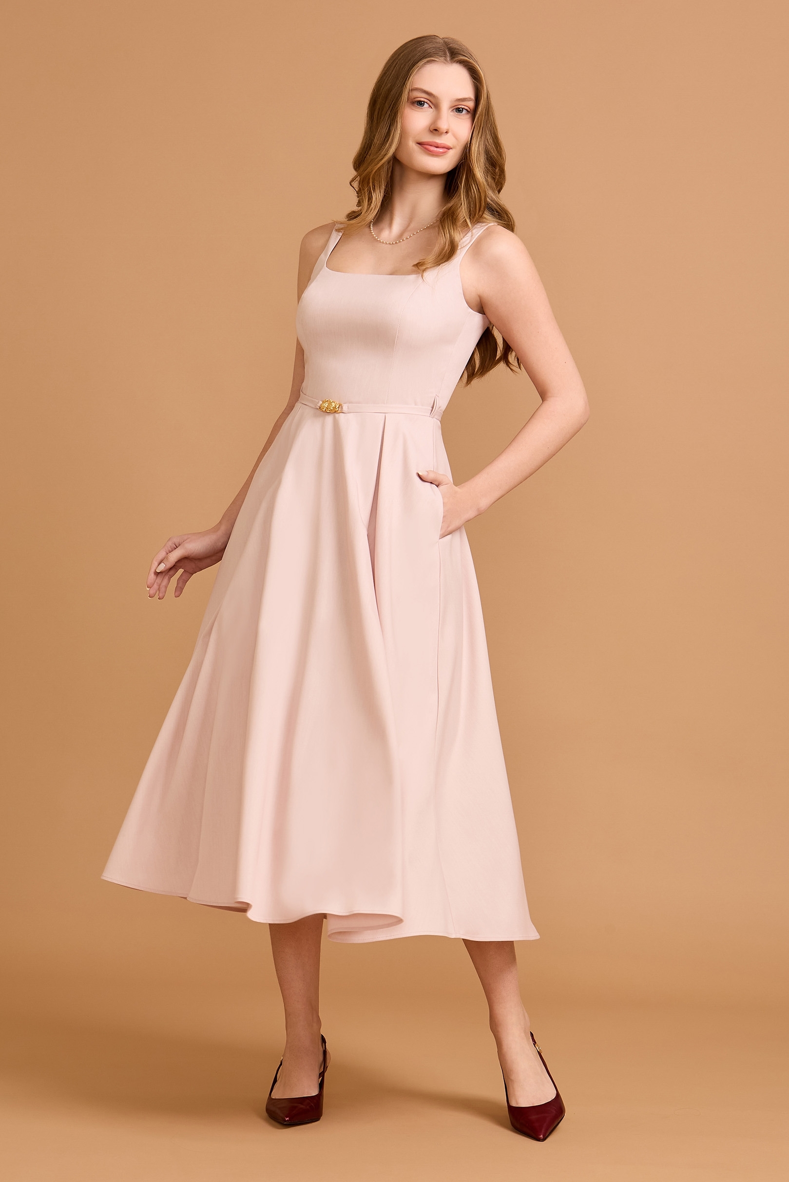 Vestido Midi  Beatrice Blush