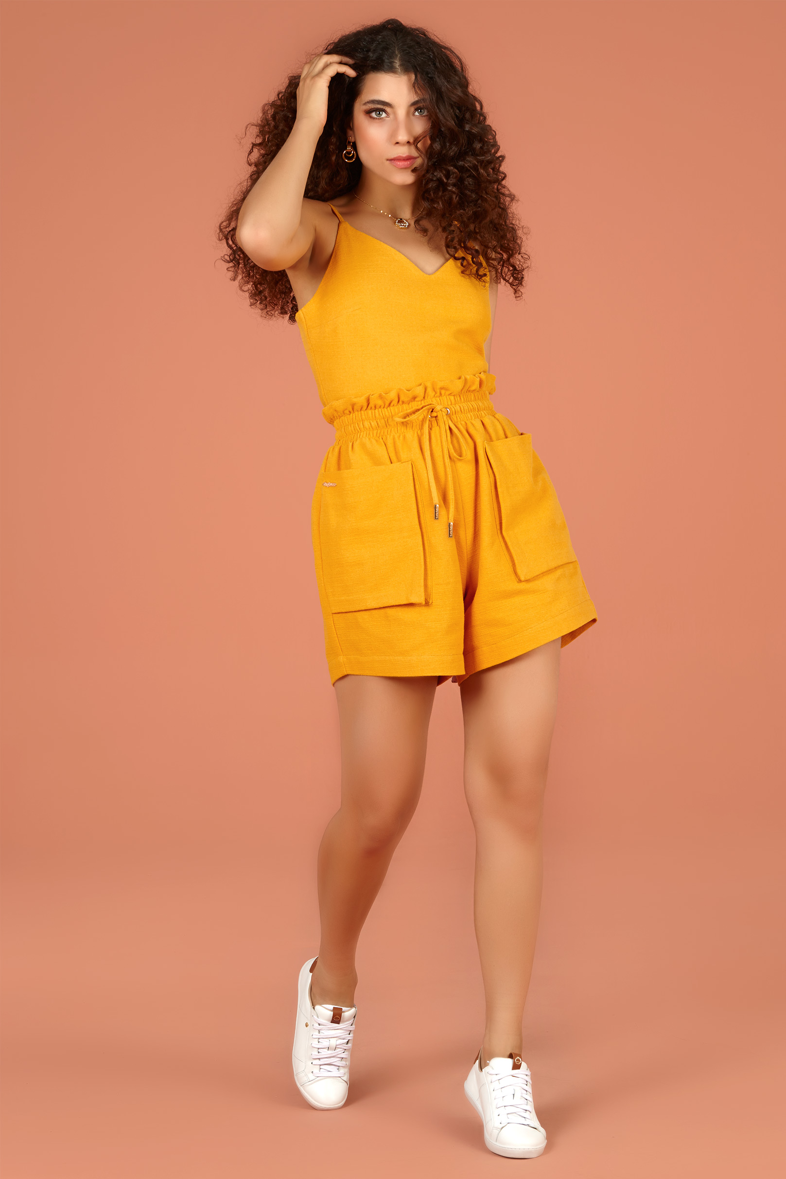 Conjunto Casual Amarelo Âmbar