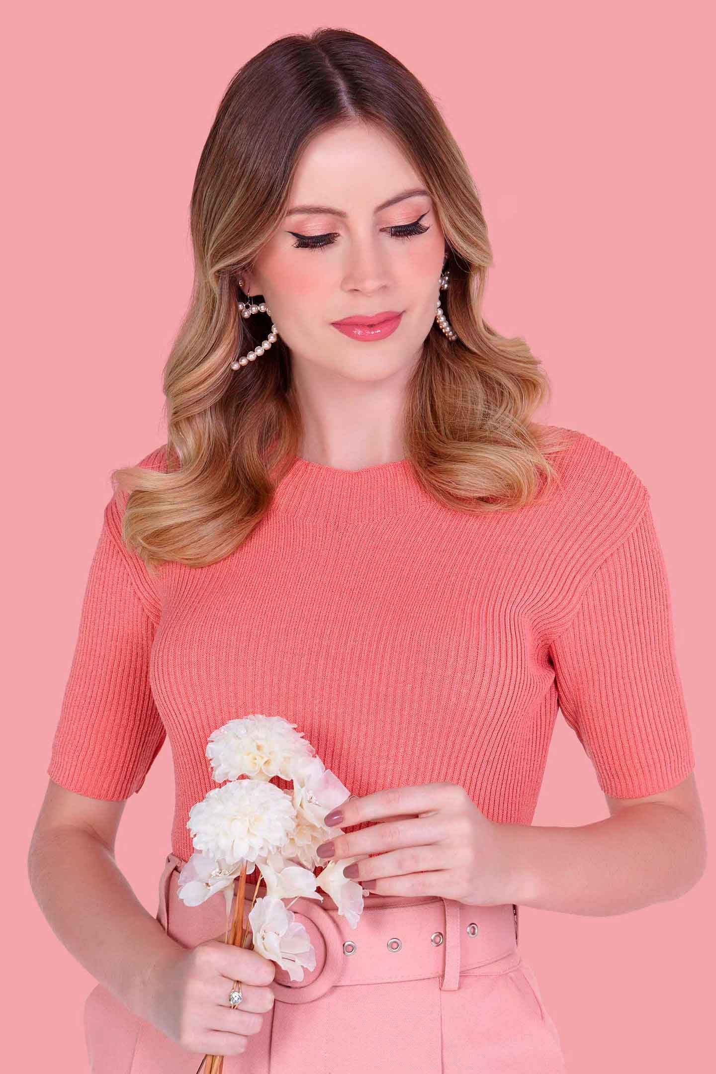 Blusa Basic Mood Romântica