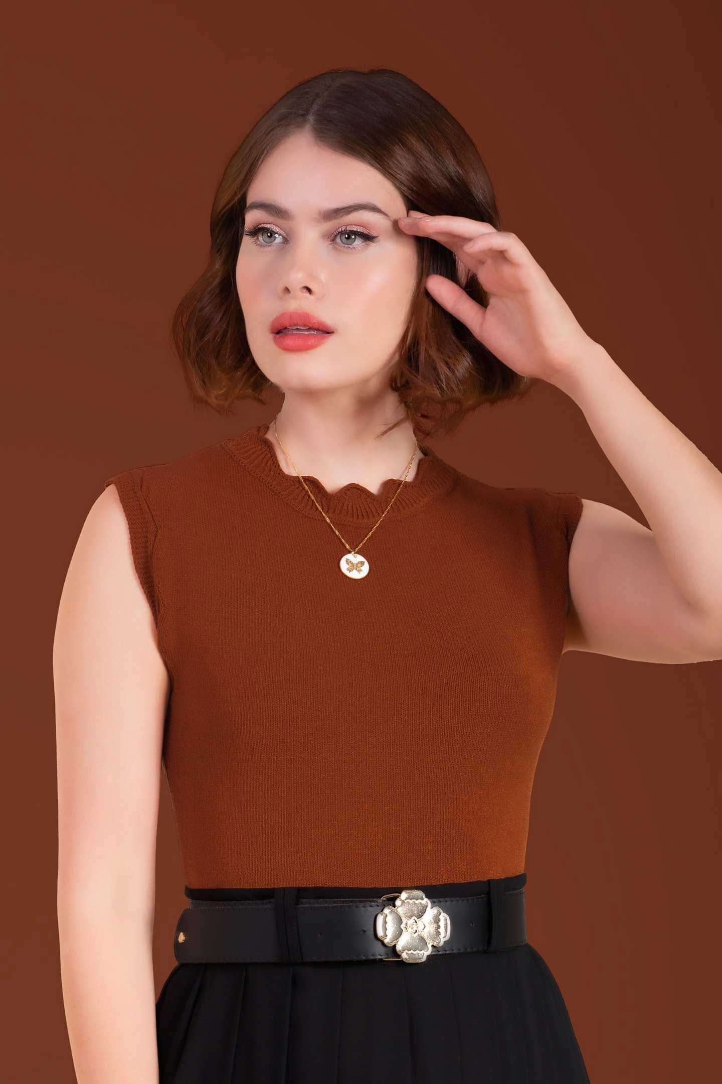 Blusa Basic Mood Bronze