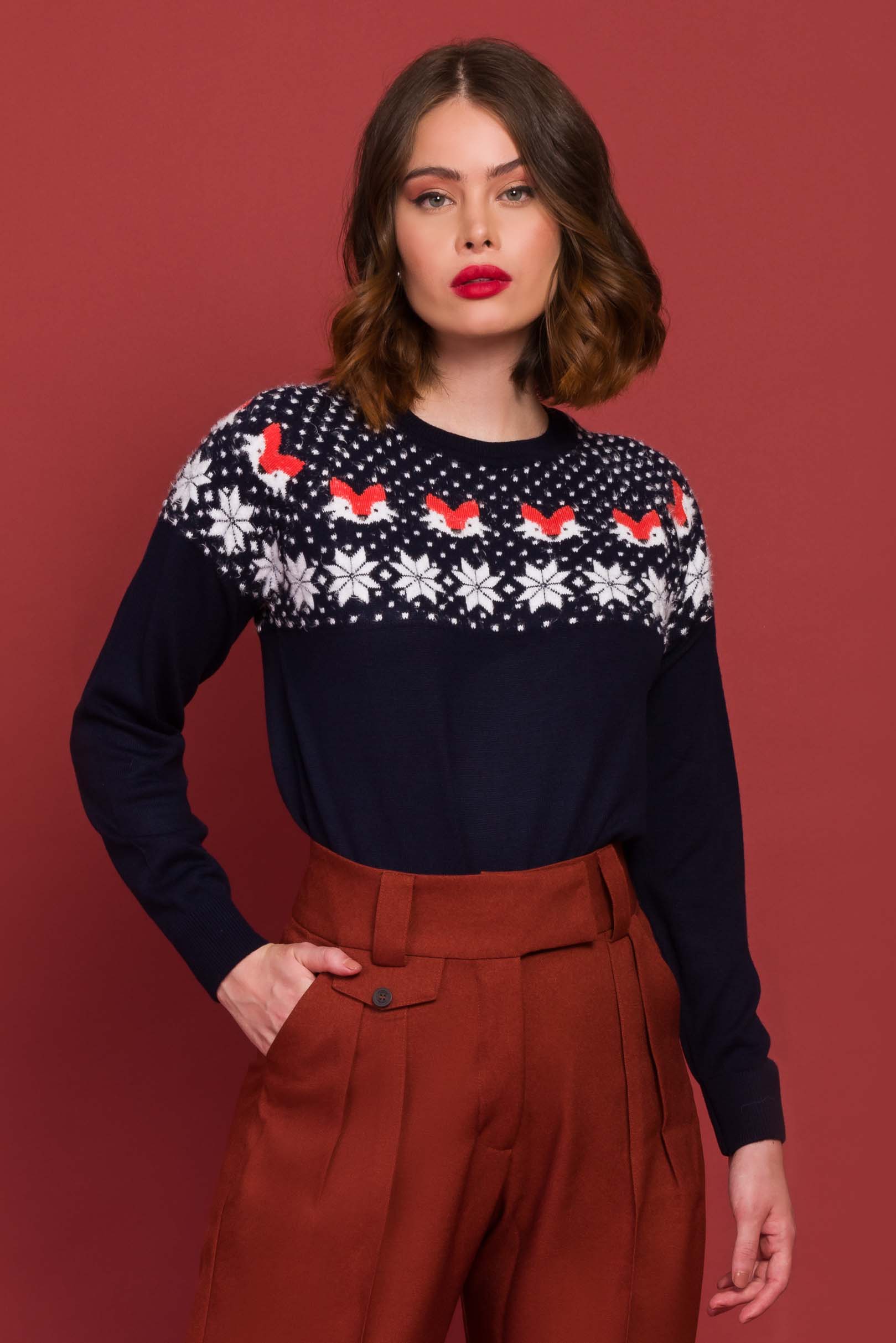 Suéter Dona Raposinha Blue