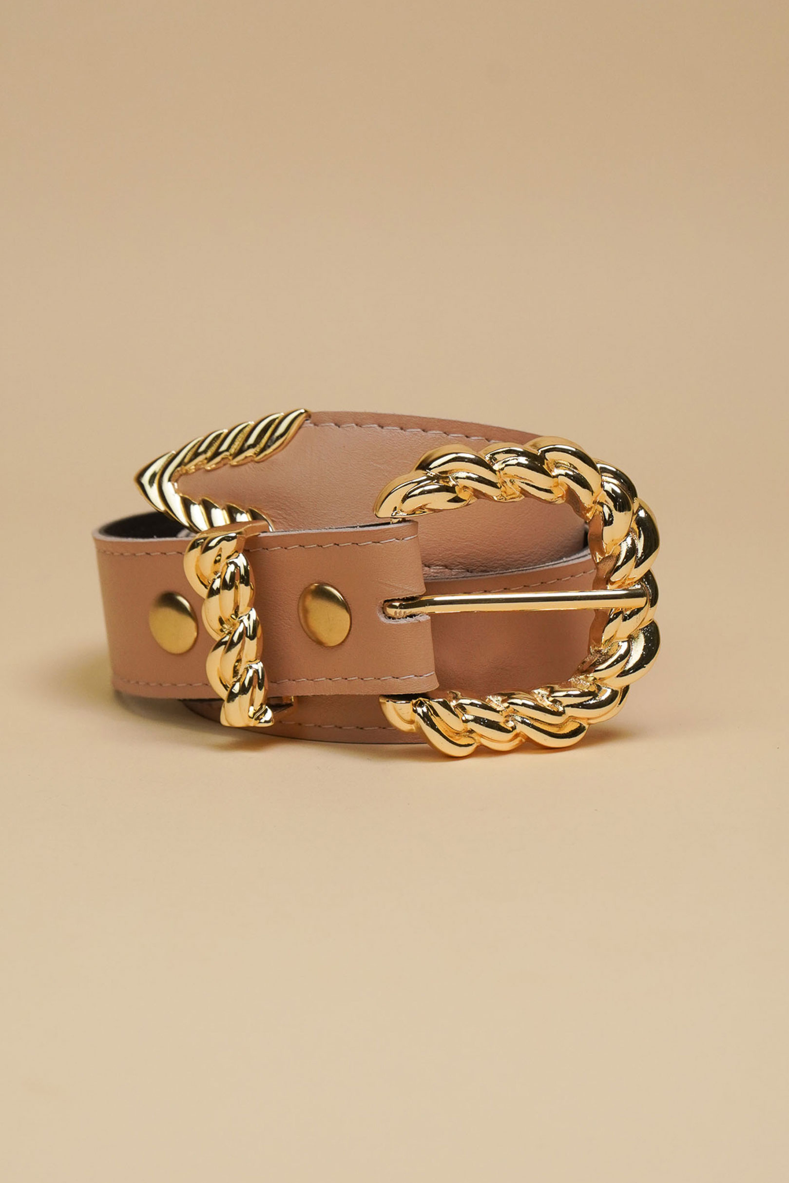 Cinto Art Deco Beige
