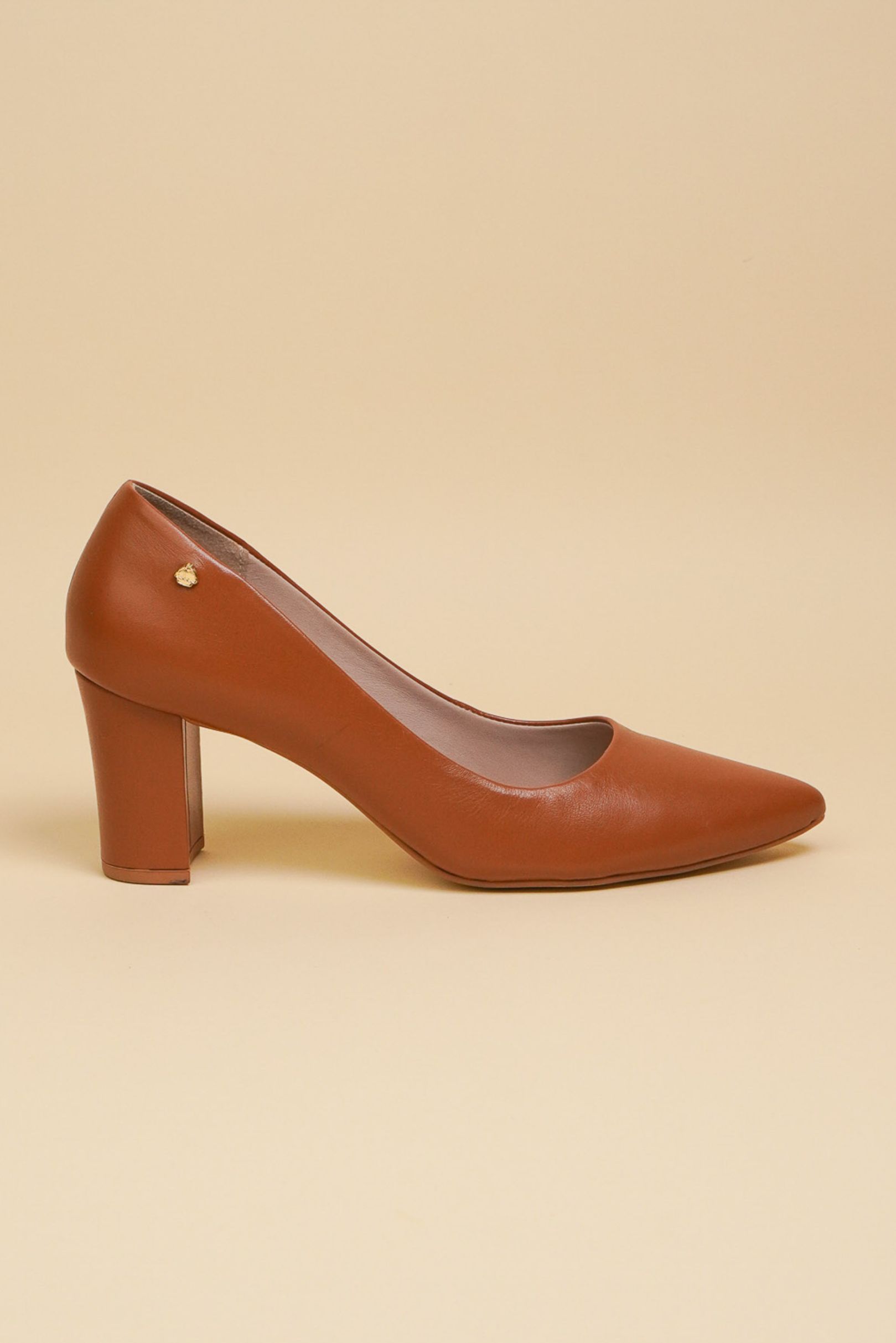 Scarpin Classy Caramel