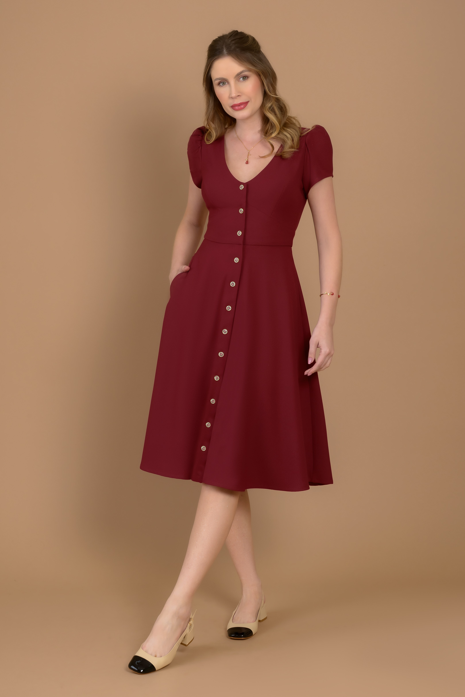 Vestido Midi Kate Cherry