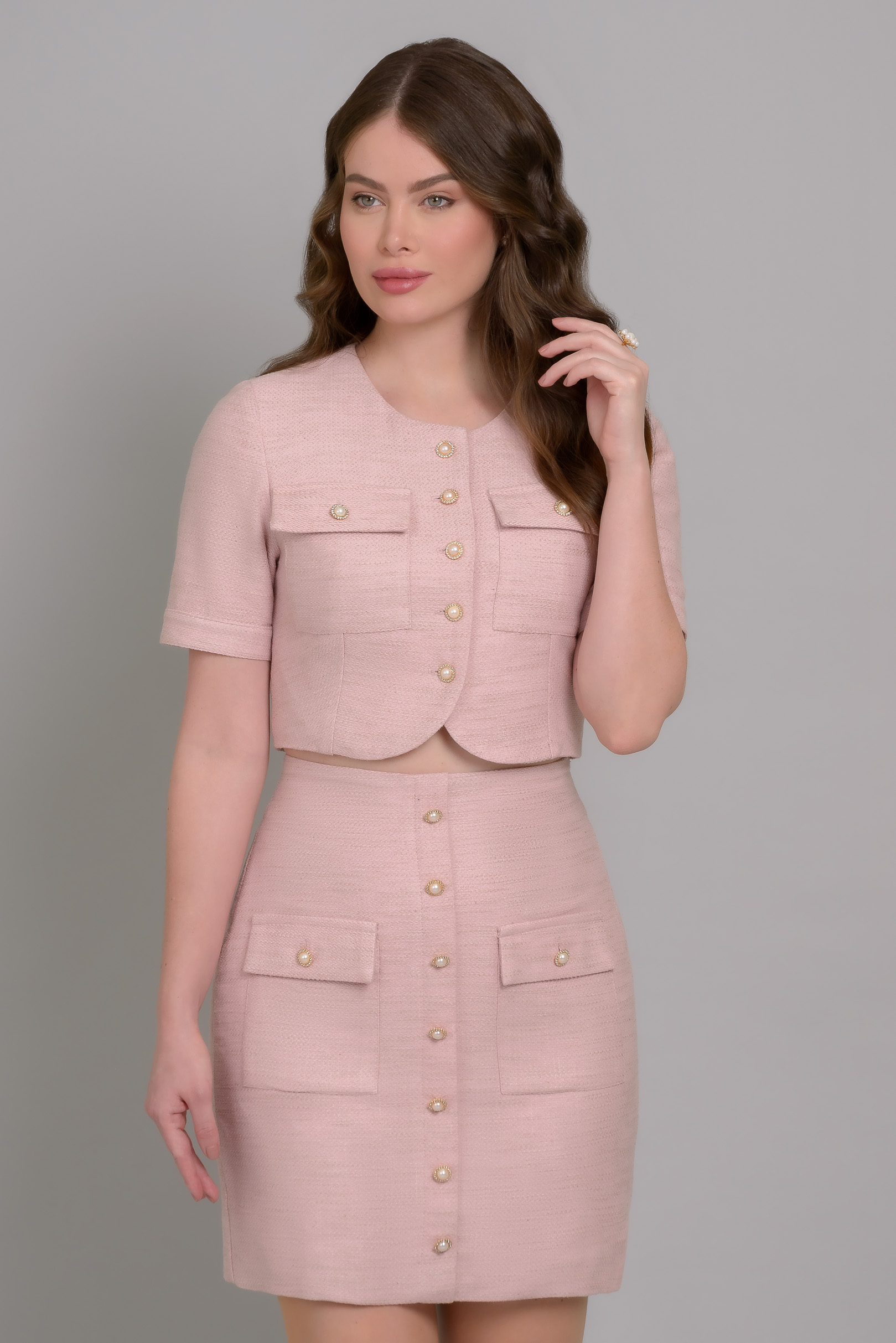 Saia Tweed The Muse Rose