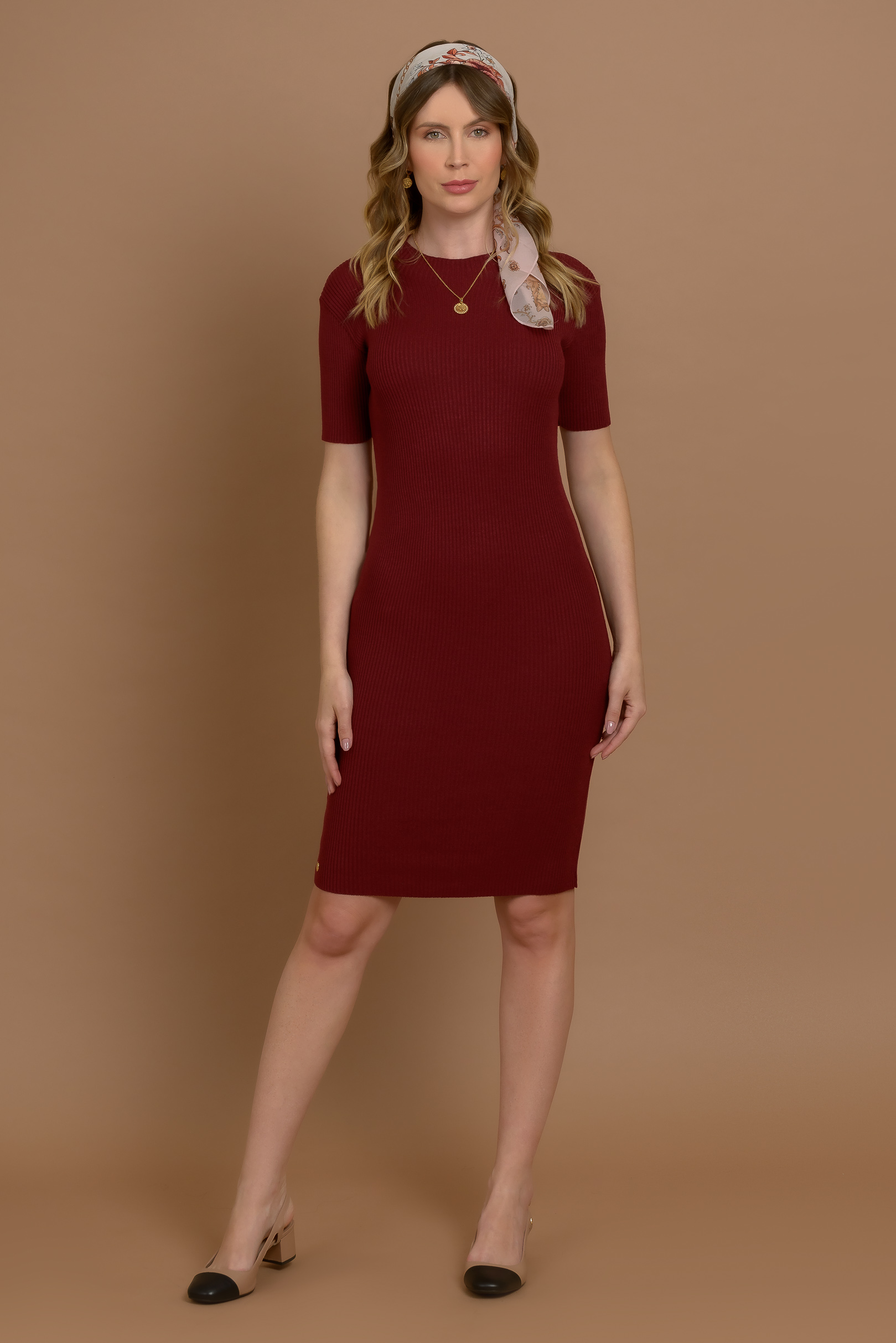 Vestido Basic Mood Cherry