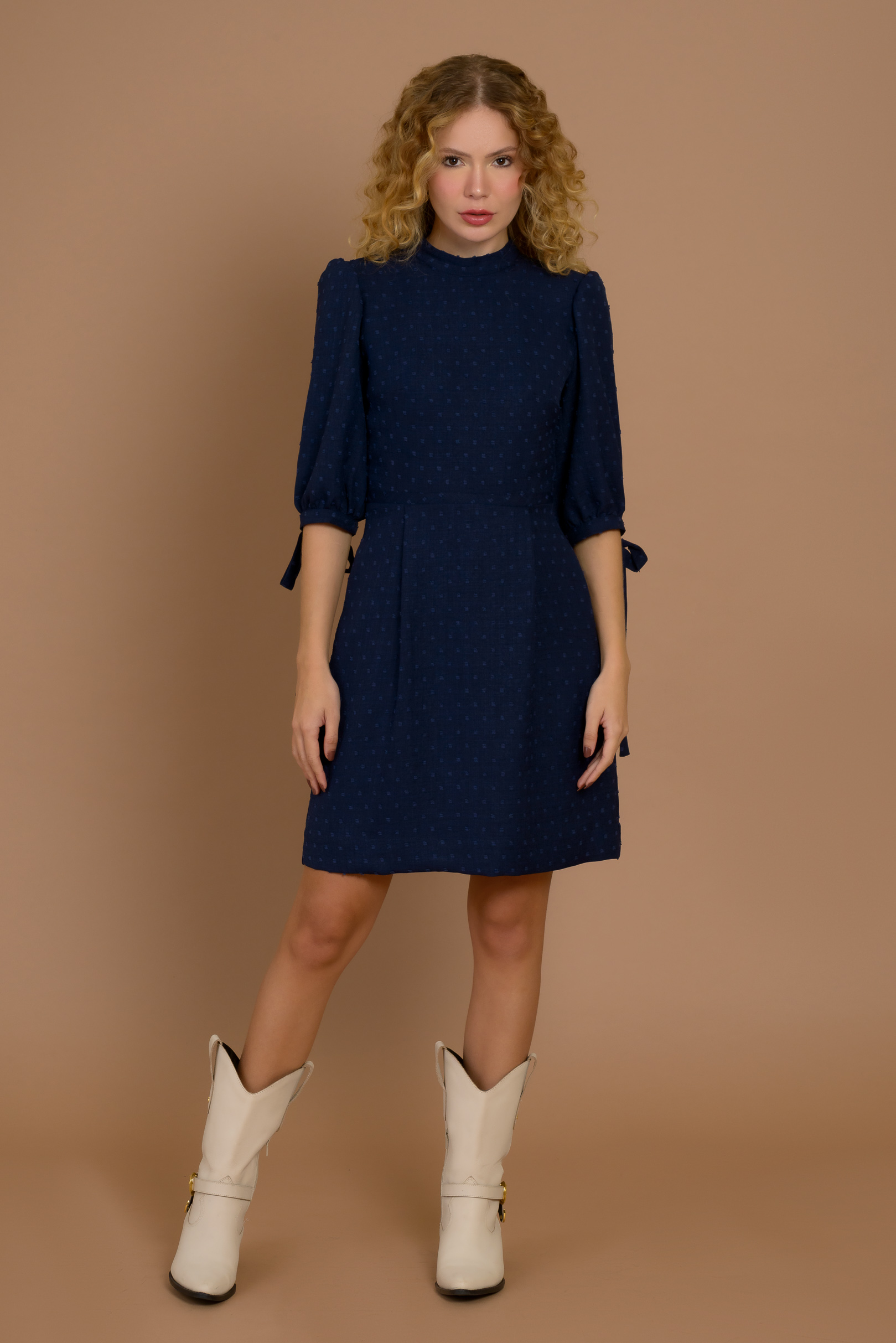 Vestido Curto Benta Blue