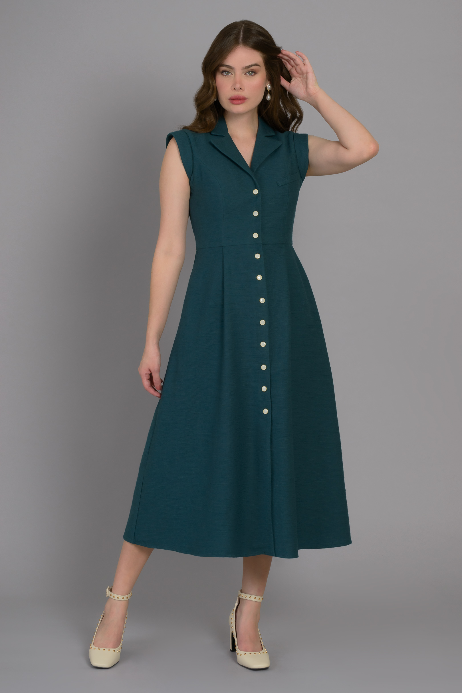 Vestido Alfaiataria Relíquia Pine