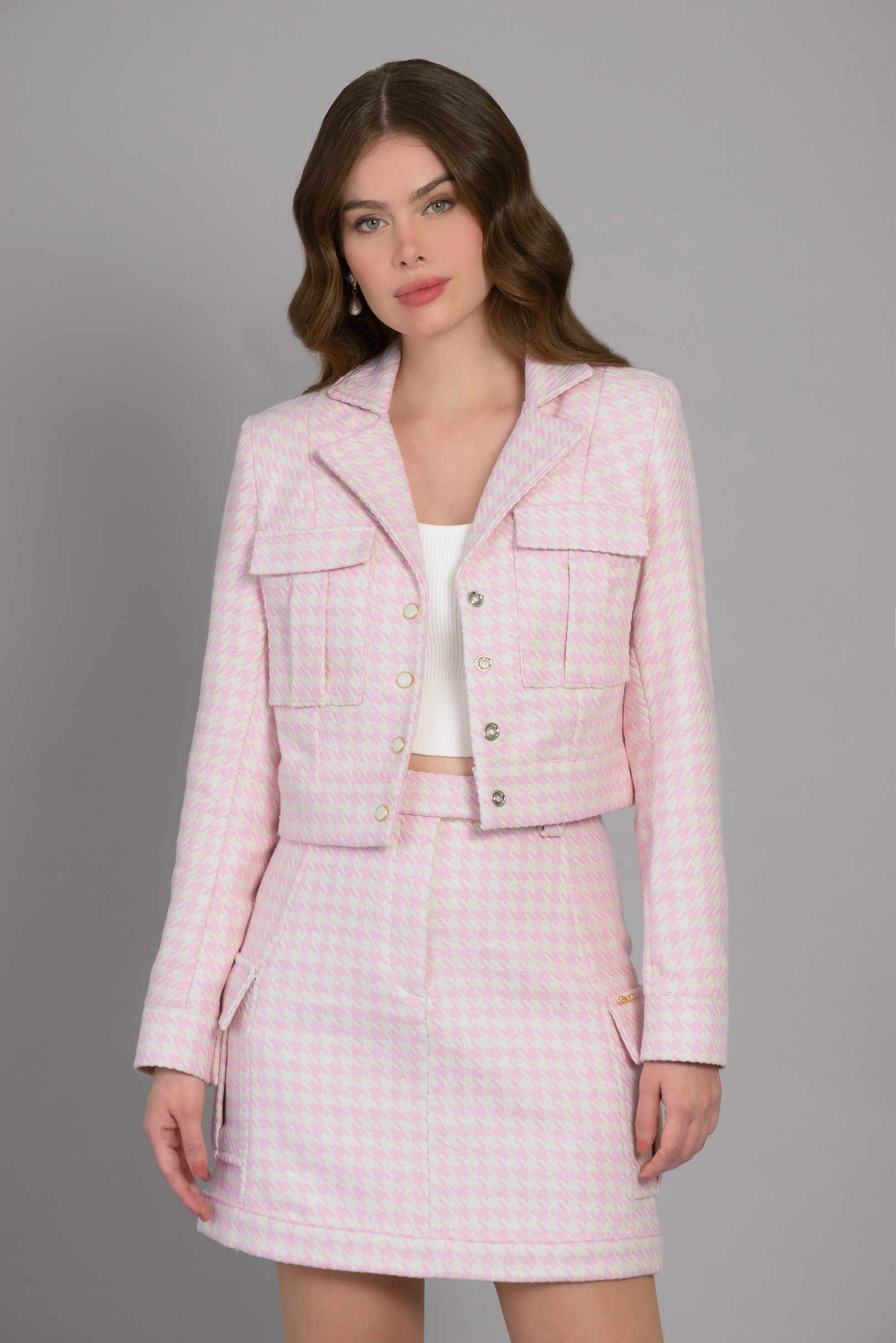Saia Curta Colline Rose