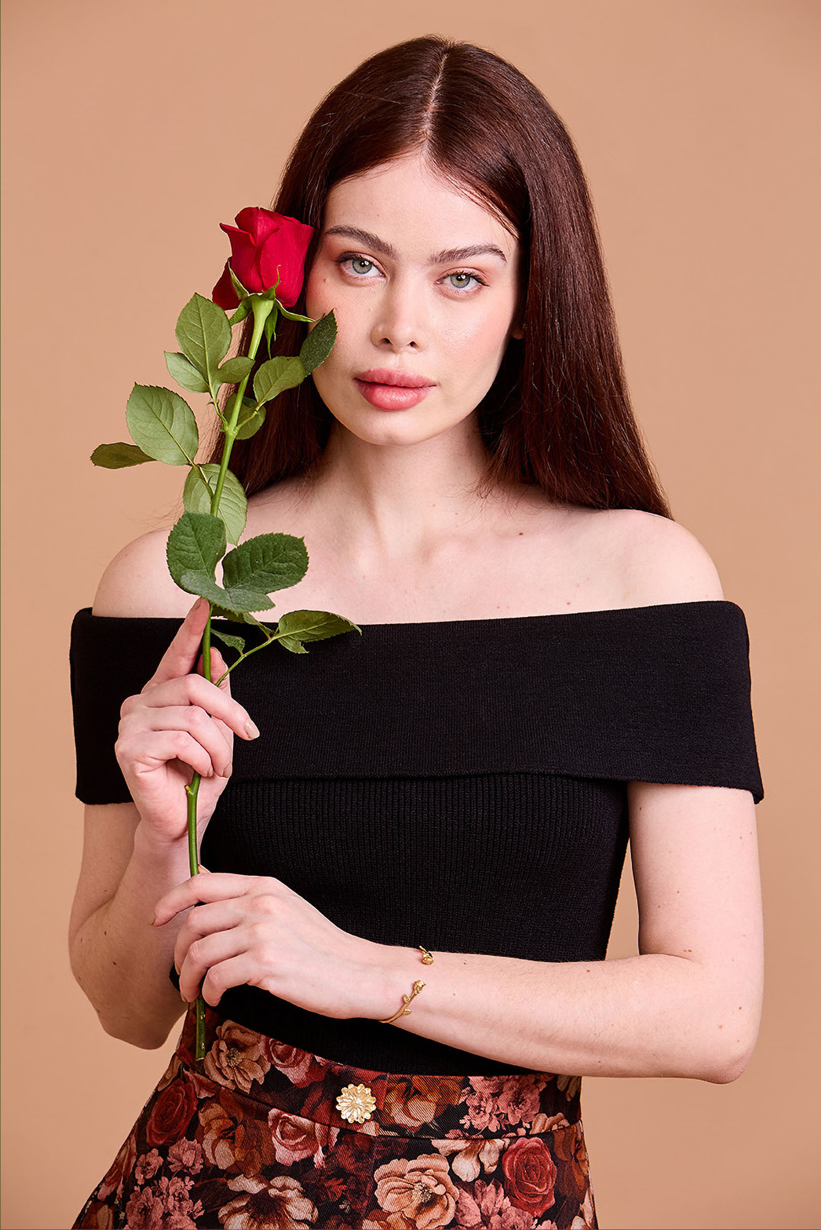 Blusa Basic Mood Off Shoulder Lótus