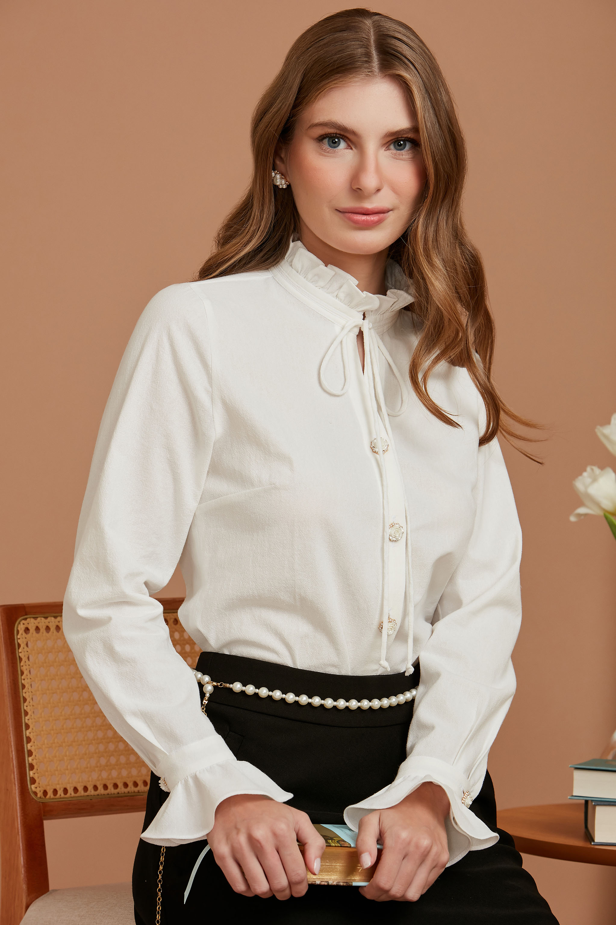 Camisa Meg Off White