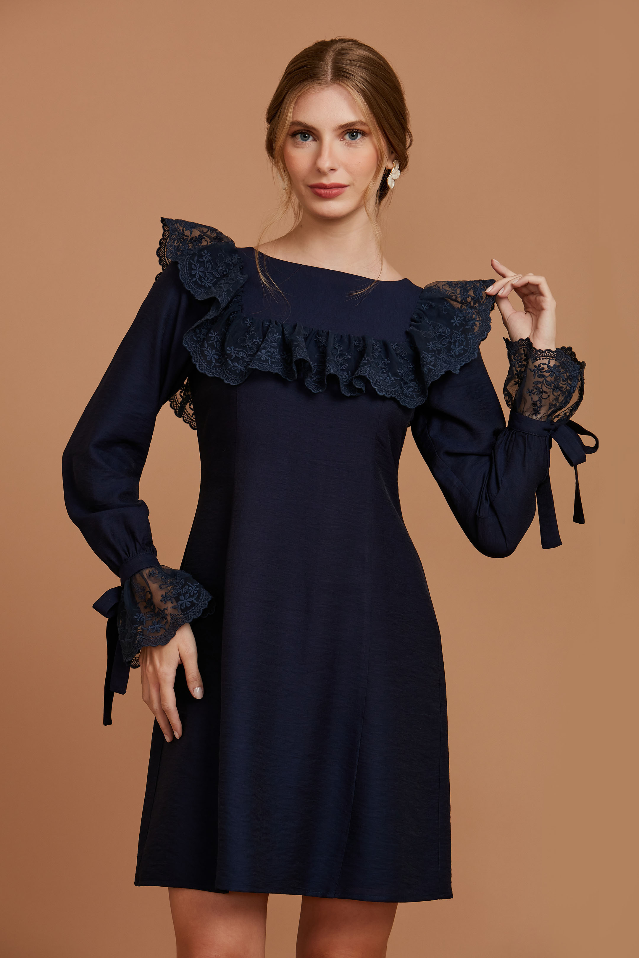 Vestido Curto Soneto Blue