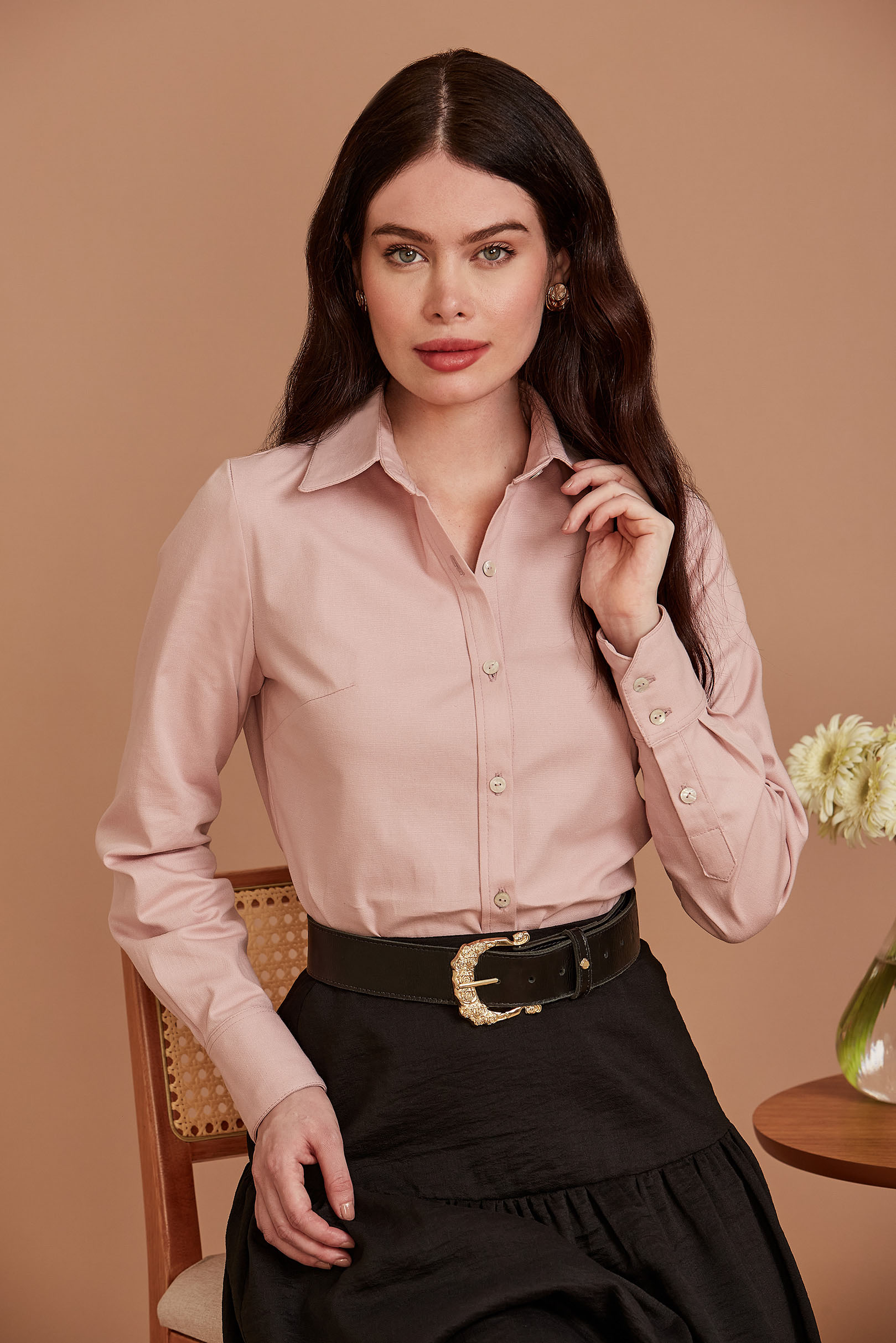 Camisa Clarice Blush