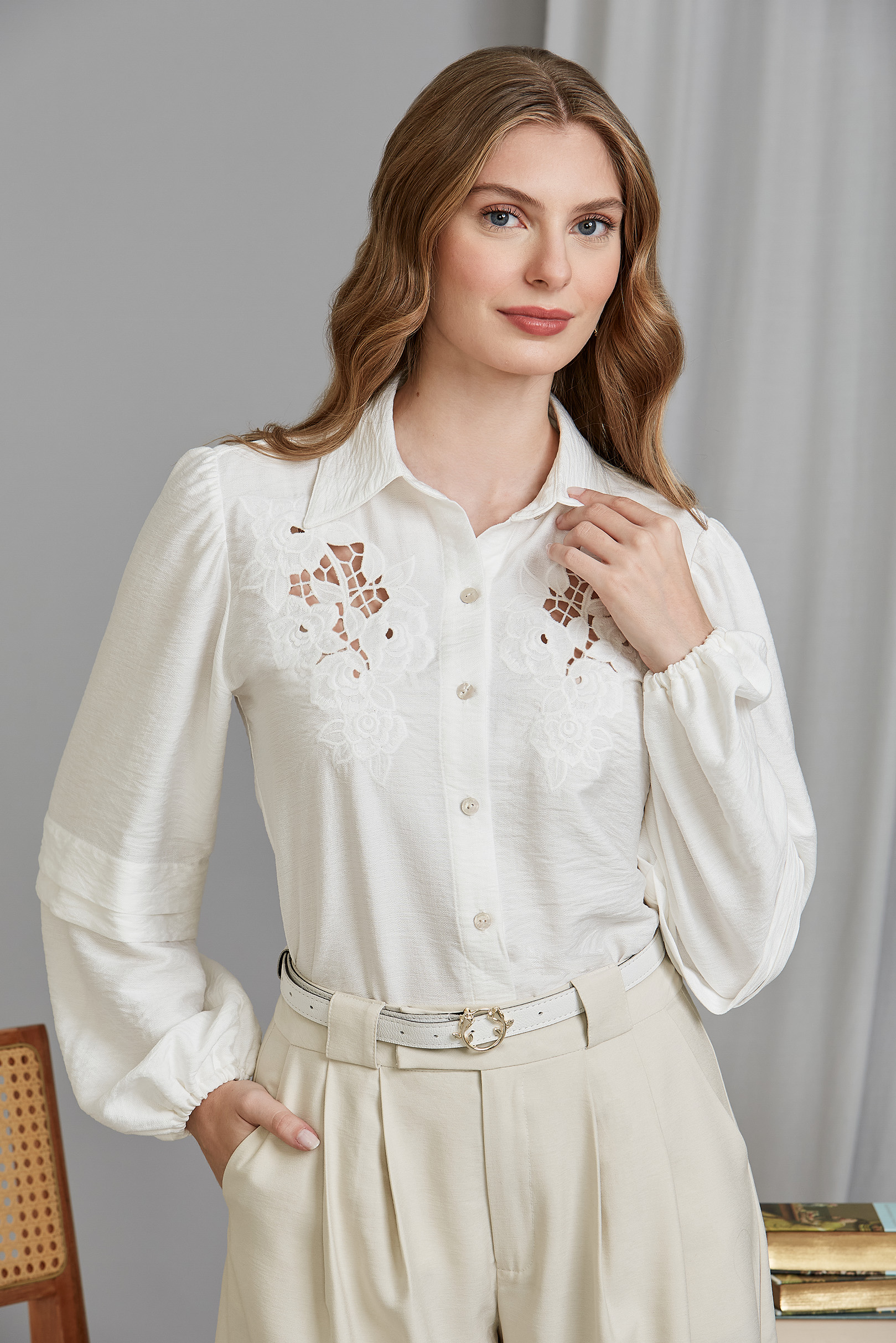 Camisa Chloé Off White