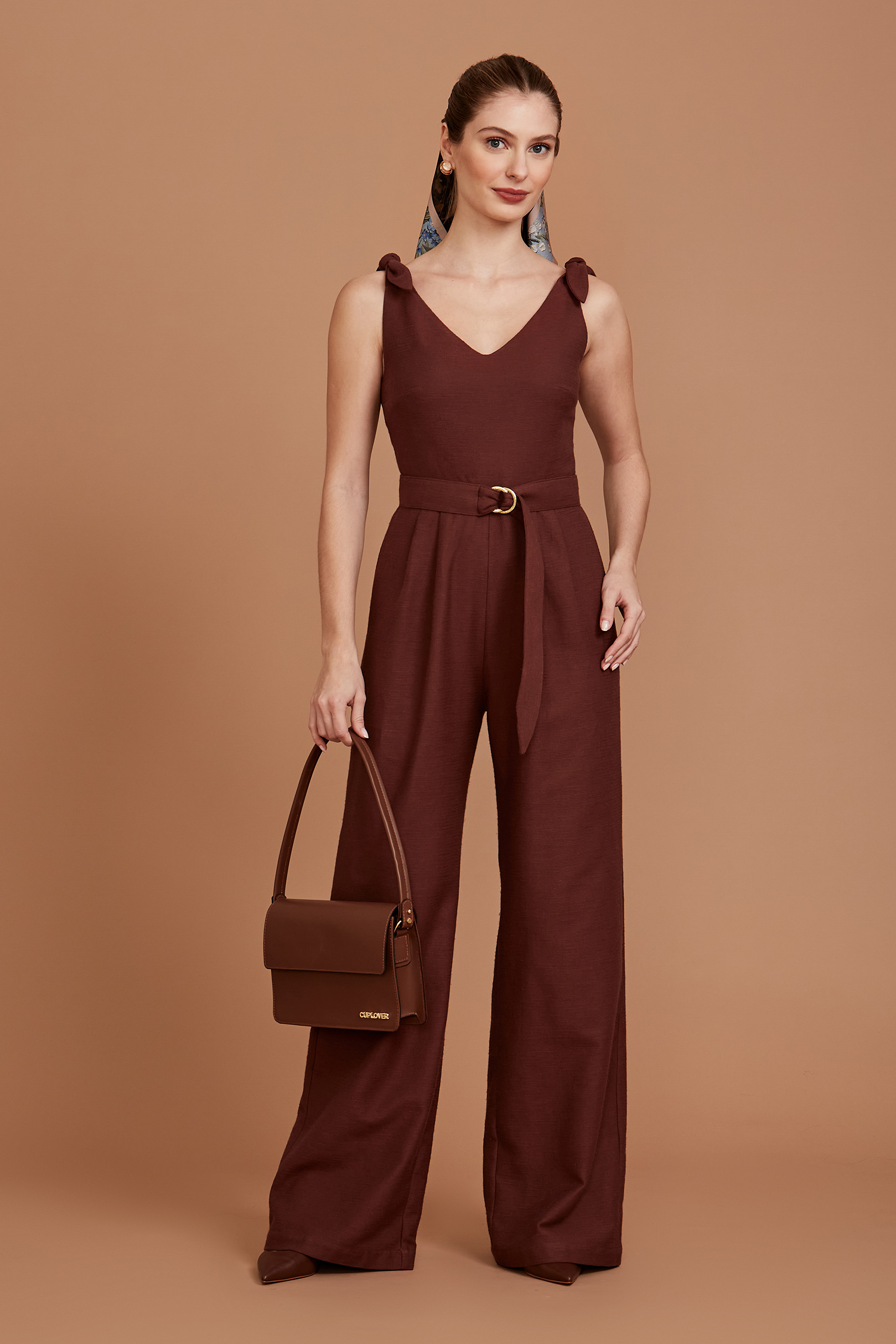 Macacão Pantalona Mocha