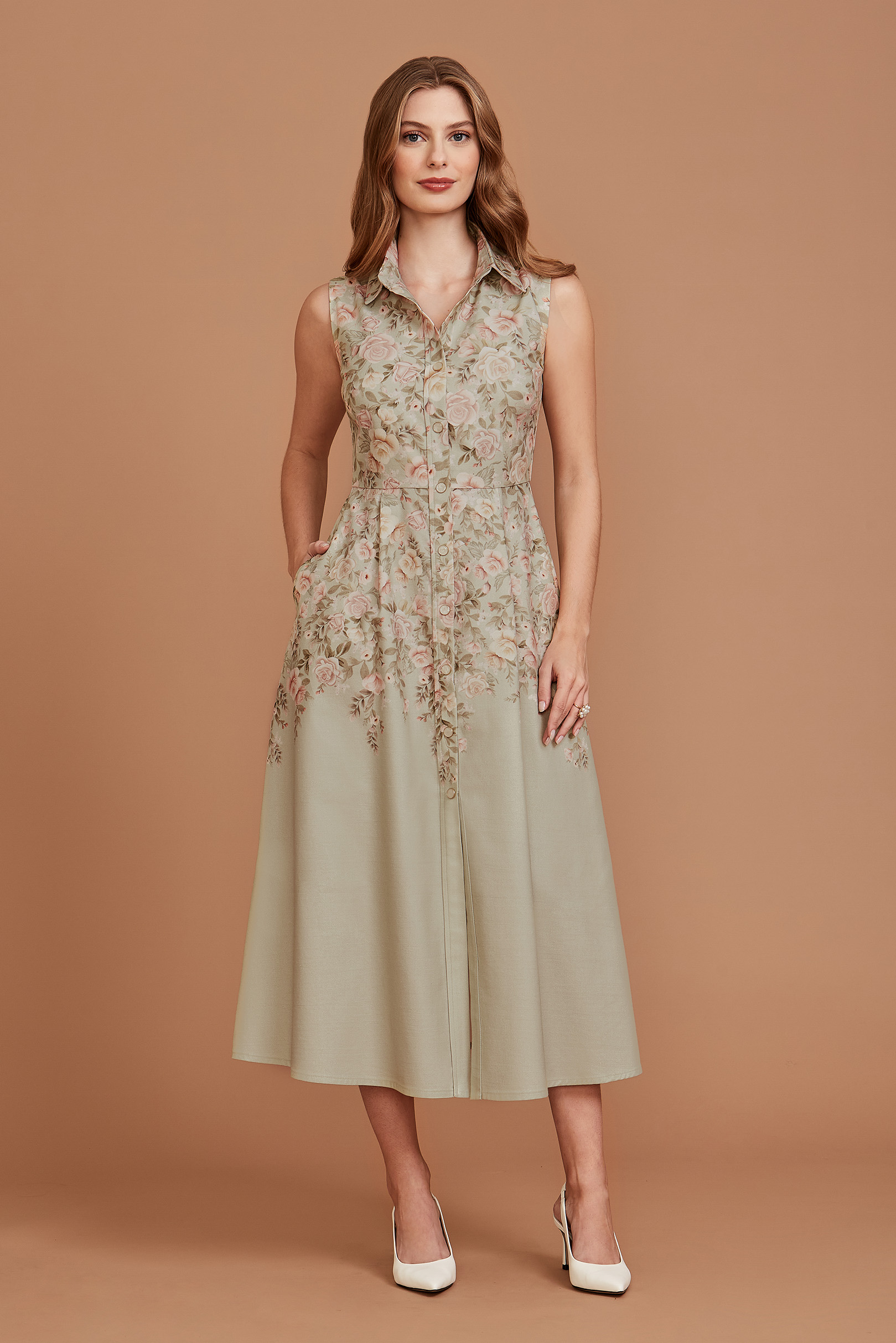 Vestido Supermidi Emily Jardim Dos Versos