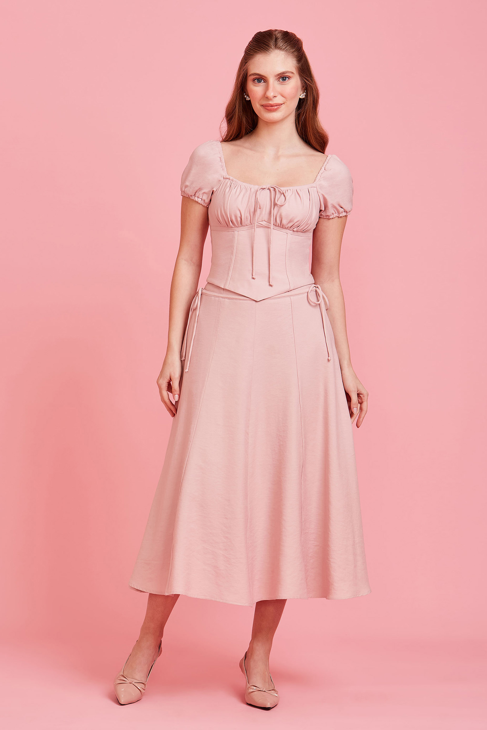 Saia Supermidi Christine Blush