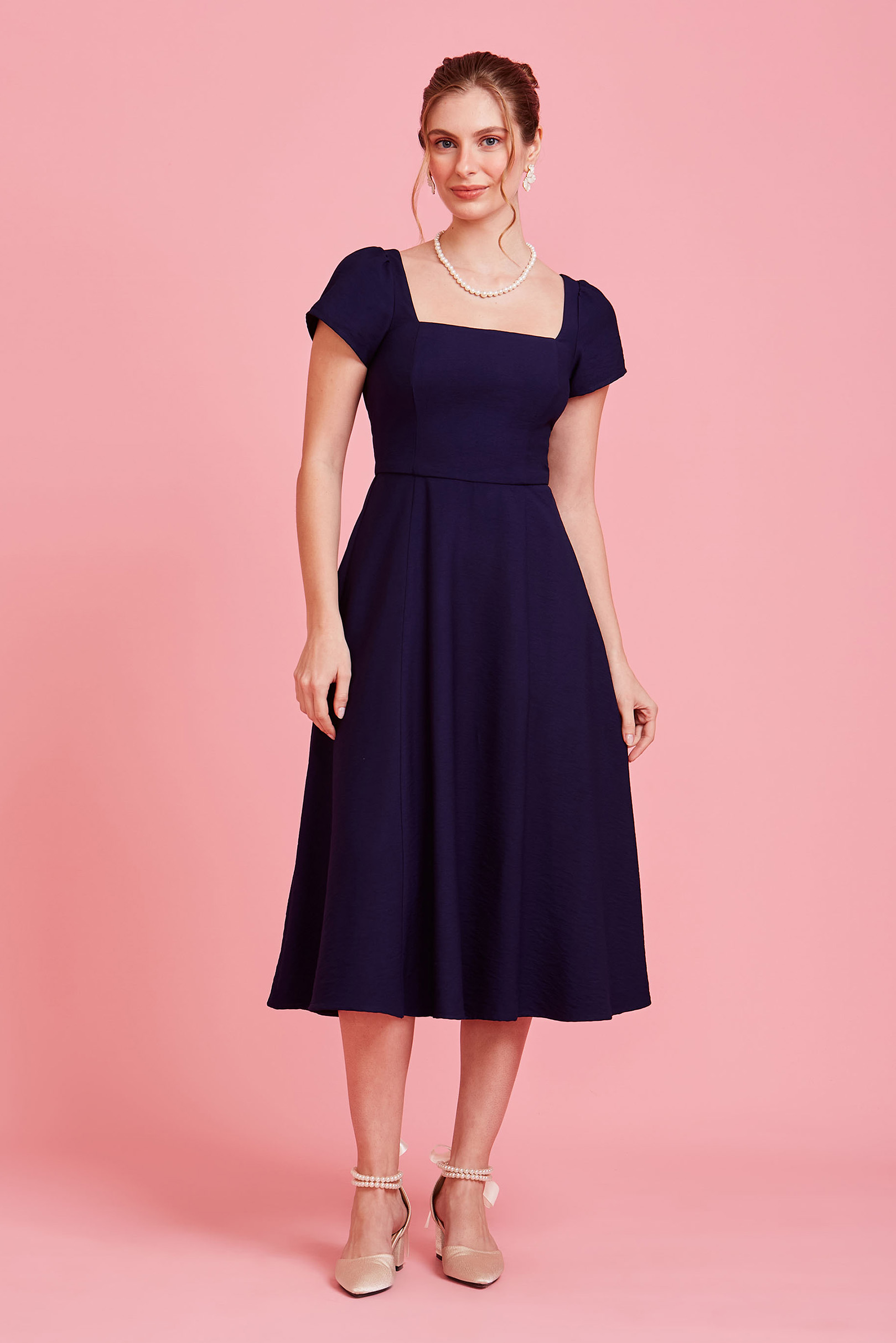 Vestido Midi Elena Blue