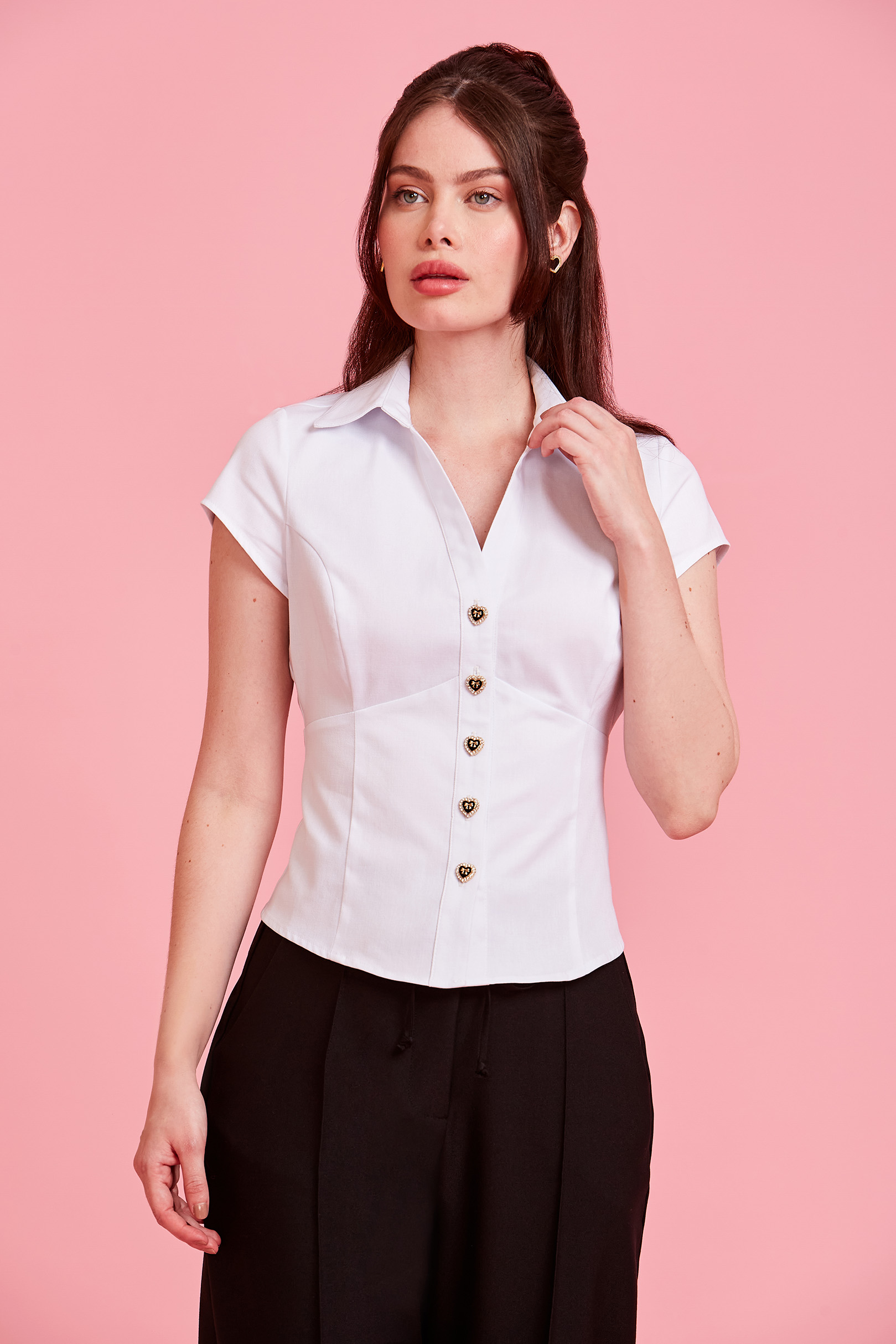 Camisa Megan White