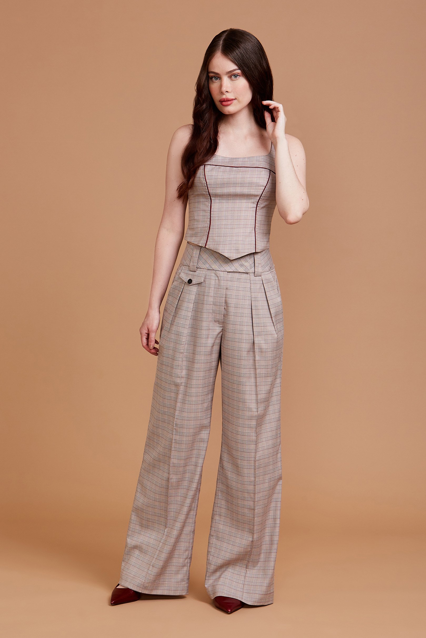 Calça Alfaiataria Jules Xadrez