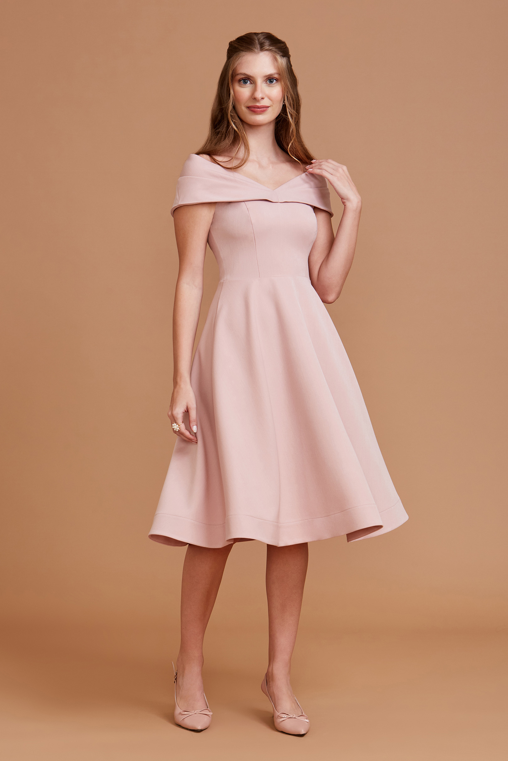Vestido Midi Victoria Blush