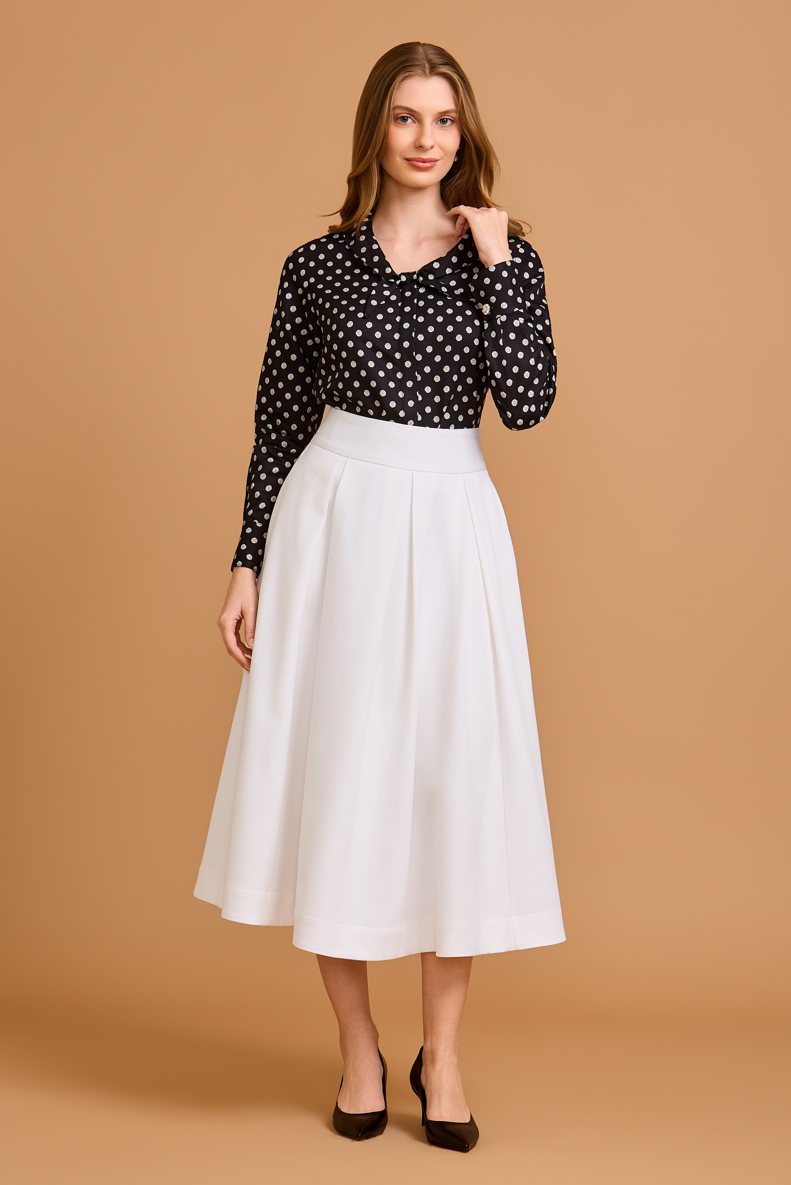 Saia Midi Lady Off White