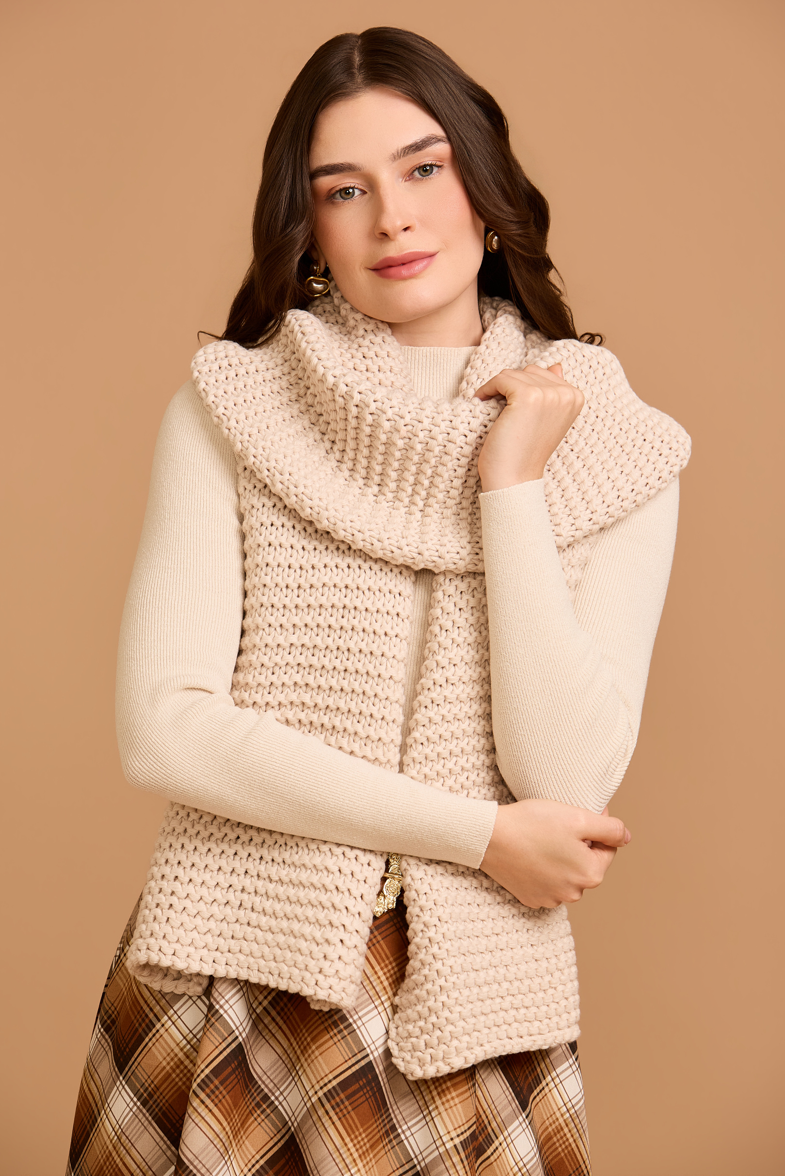 Cachecol Tricot Milk