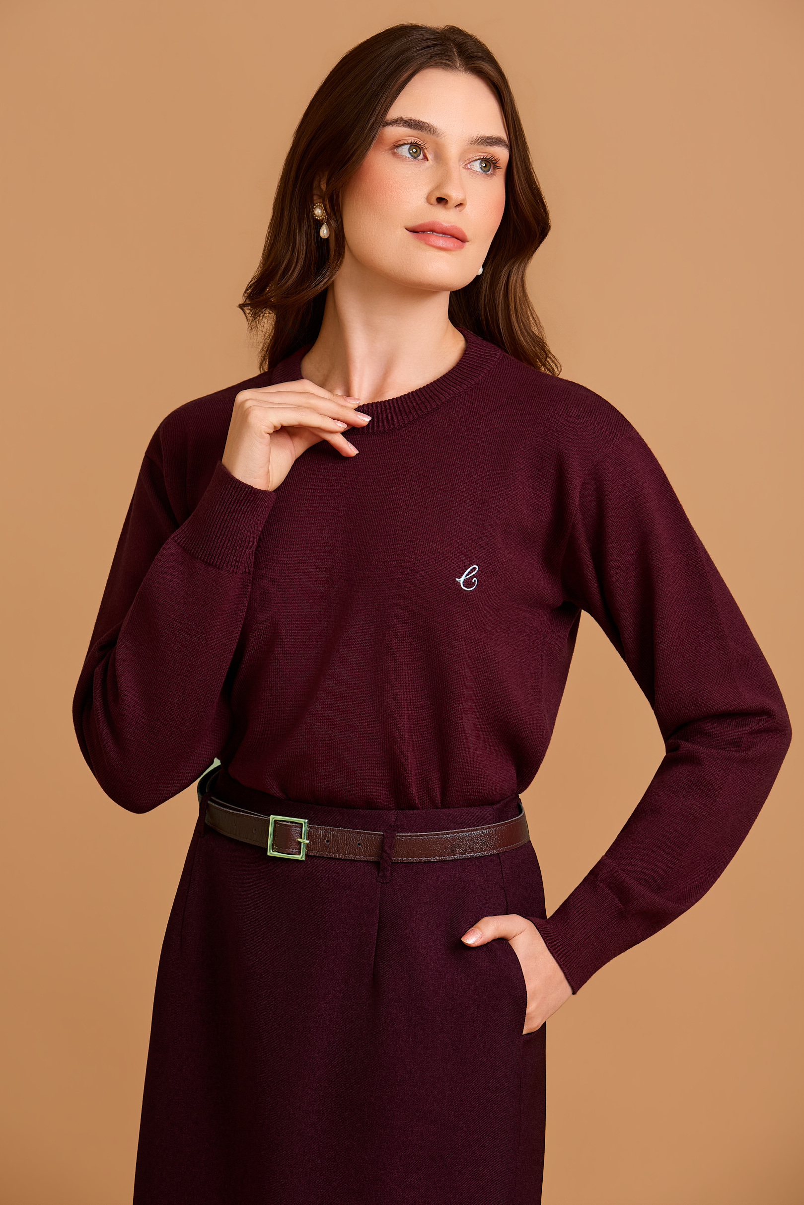 Suéter Tricot Society Cherry