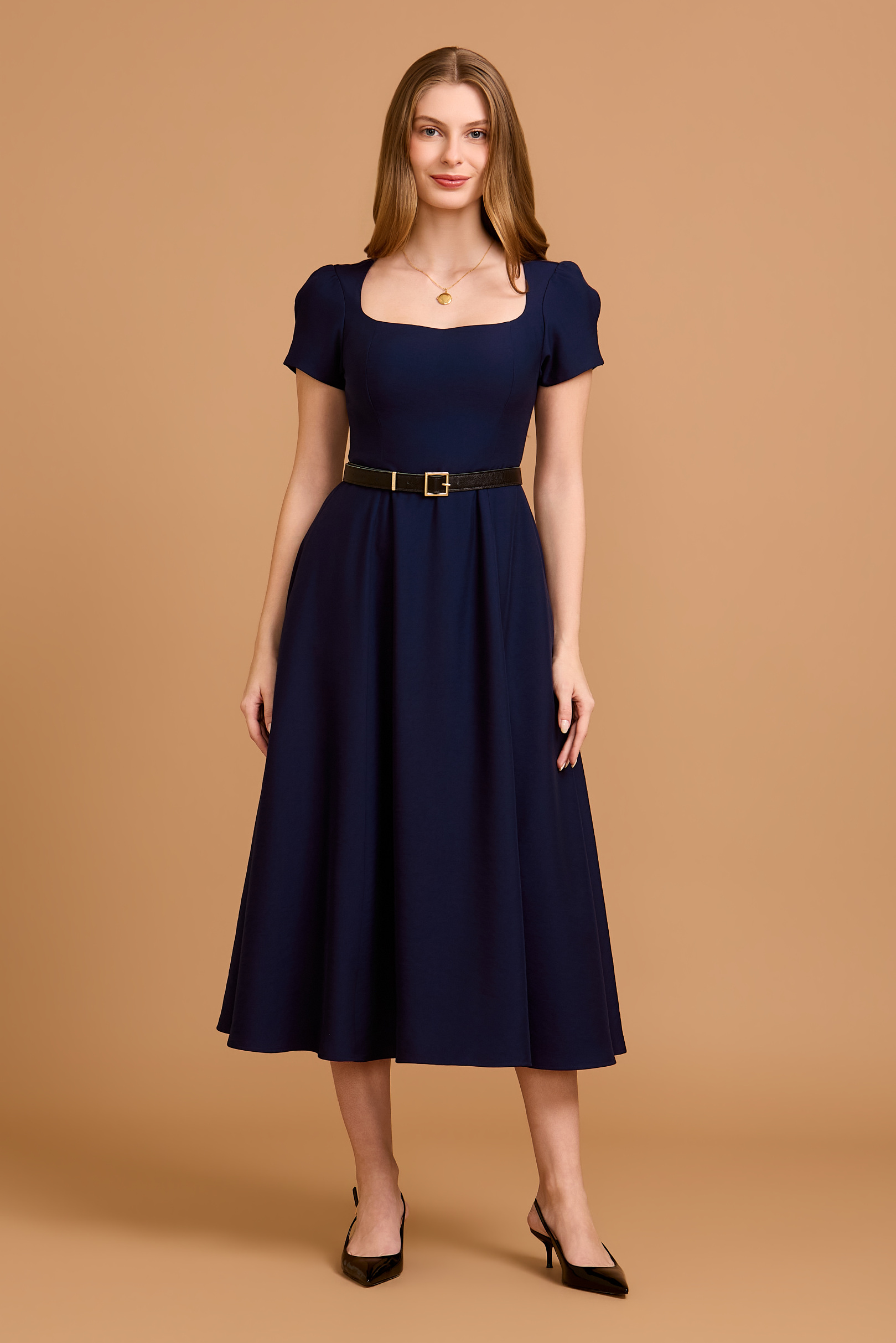 Vestido Supermidi Odette Blue