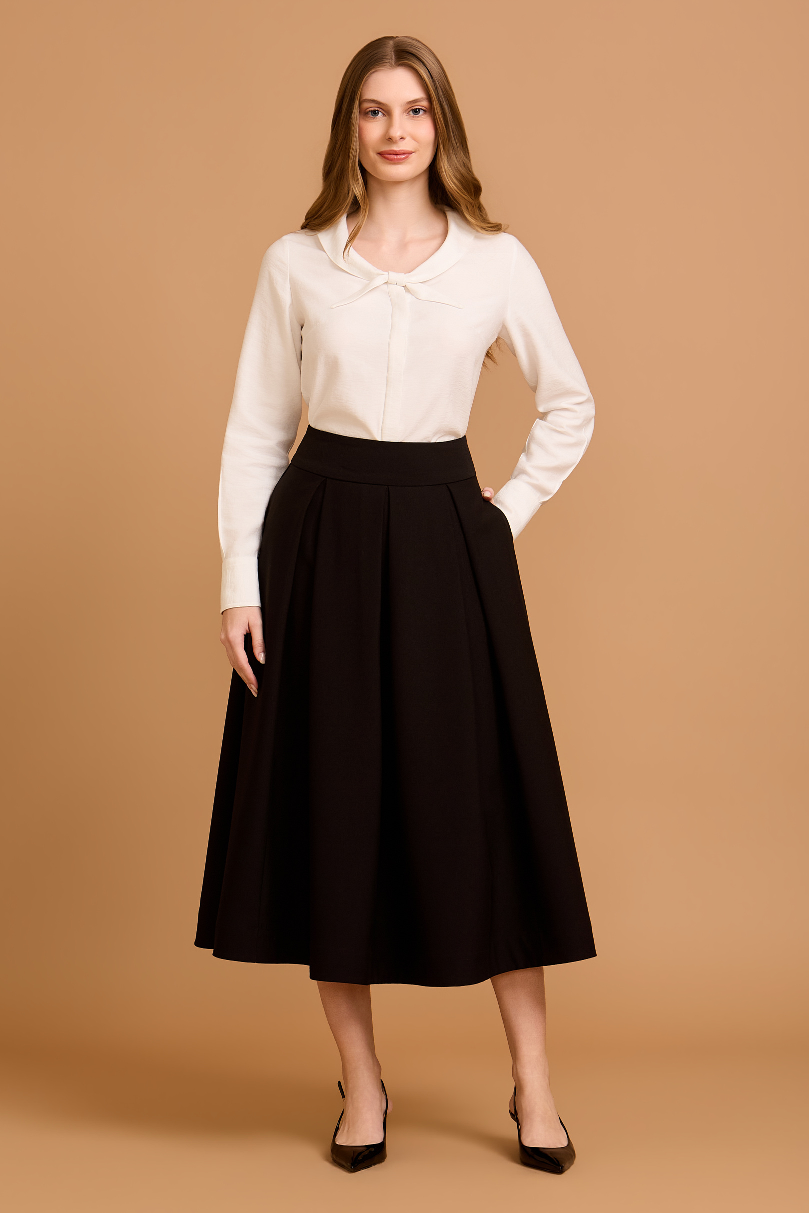 Saia Midi Lady Black
