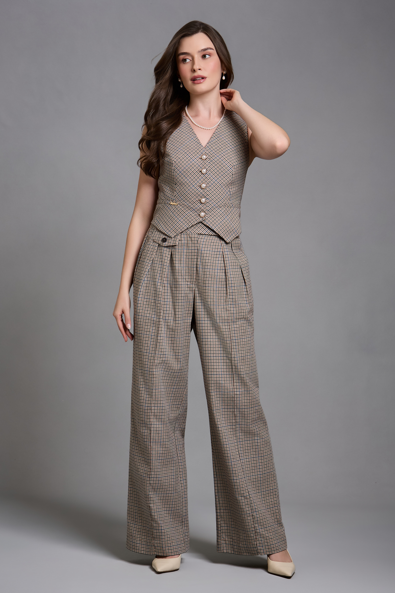 Calça Alfaiataria Jules Xadrez Classic