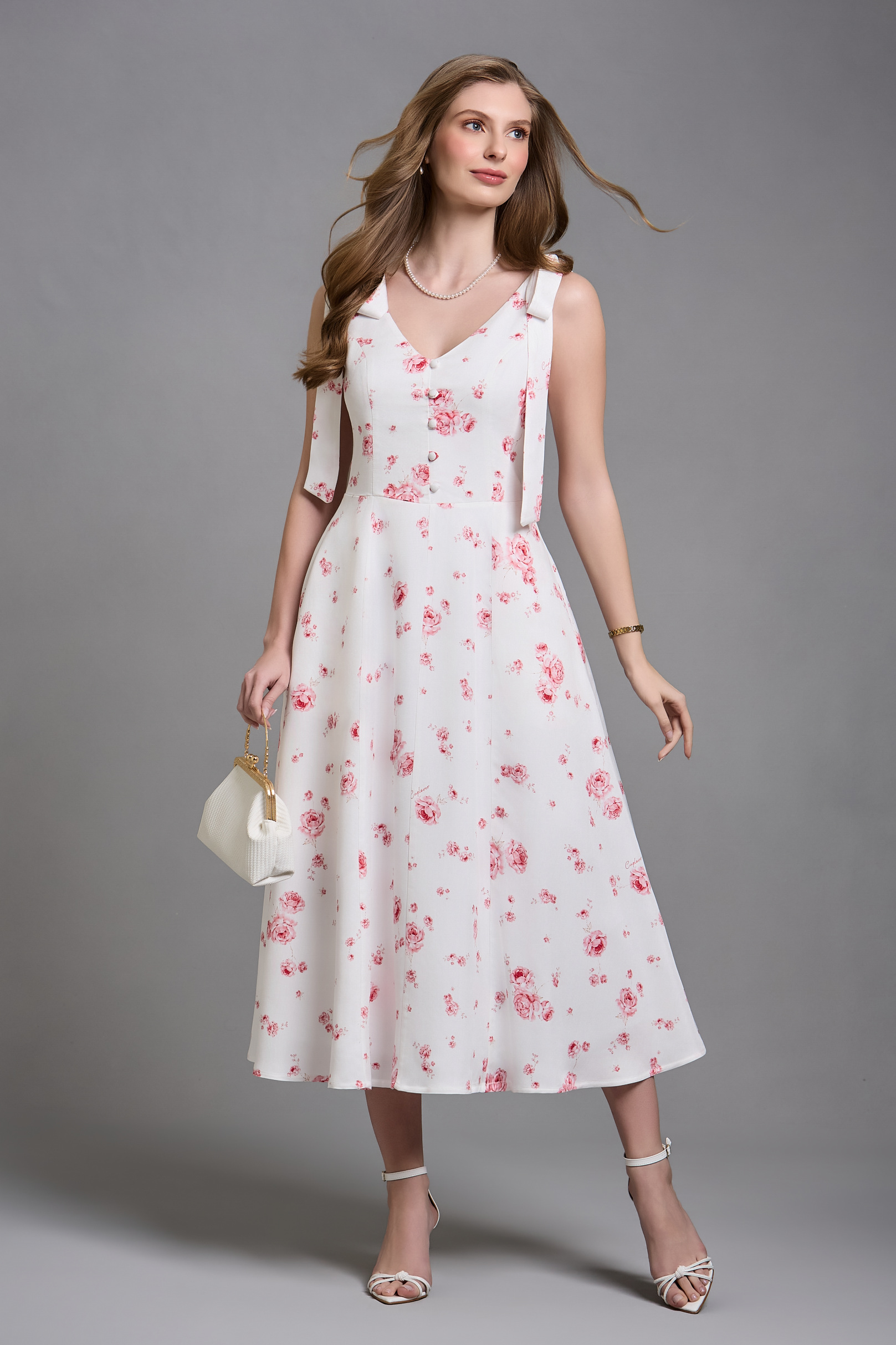 [ PRÉ-VENDA ] Vestido Supermidi Grace Jardim Di Verona