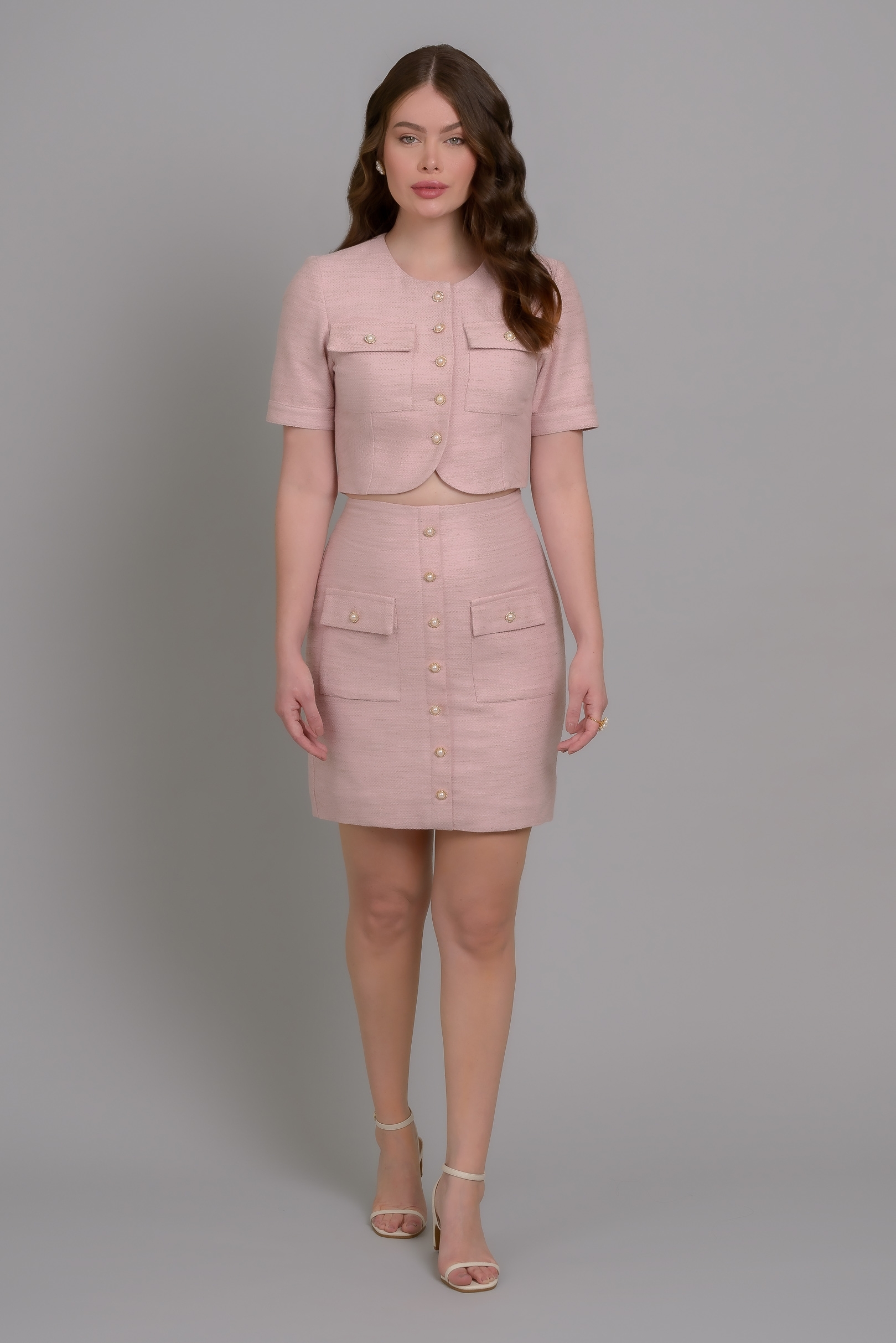 Saia Tweed The Muse Rose