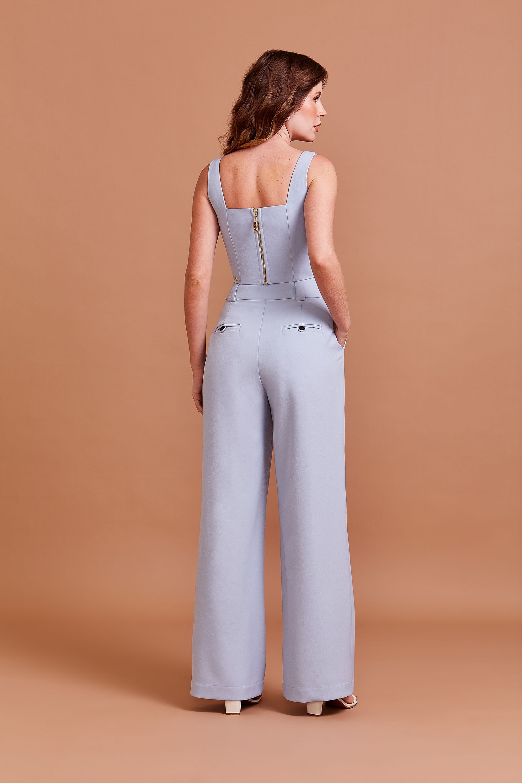 CALÇA ALFAIATARIA JULES SERENITY | CALÇA LOOK CUPLOVER