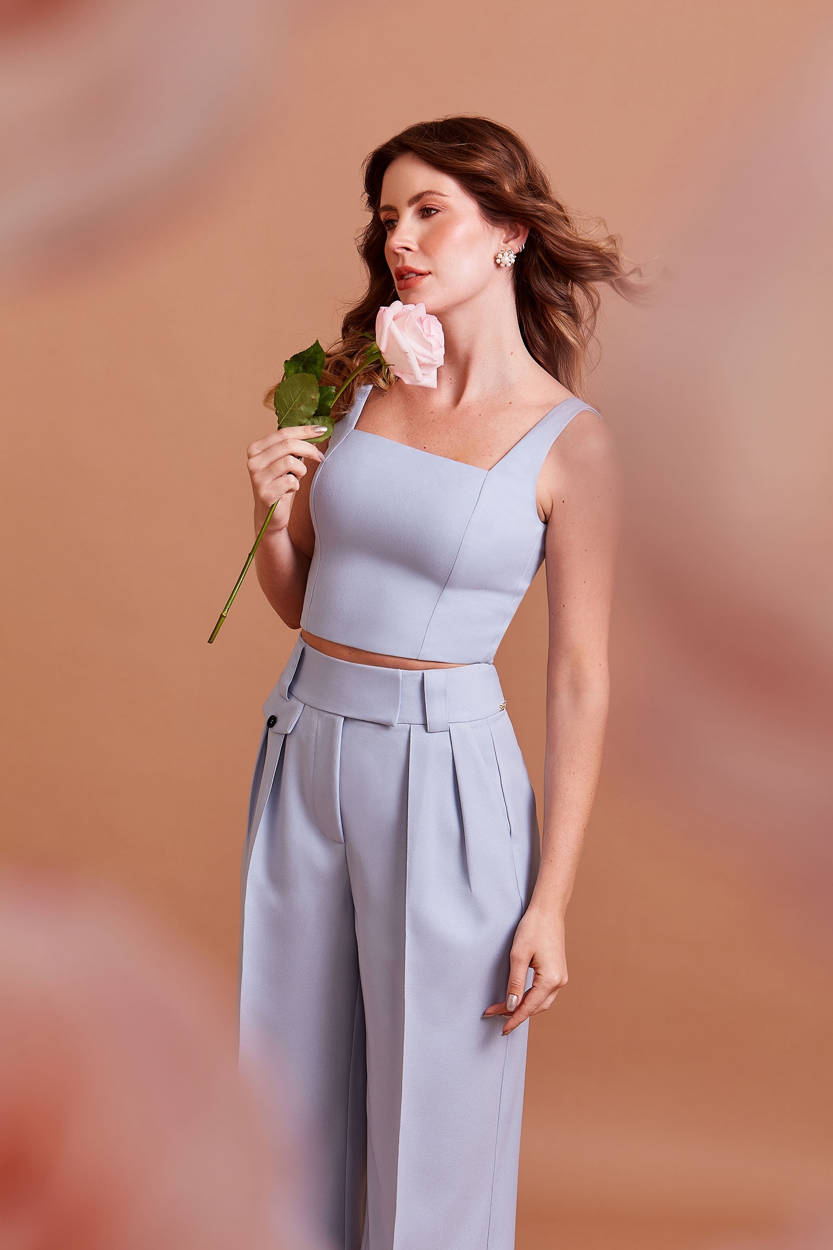 CALÇA ALFAIATARIA JULES SERENITY | CALÇA LOOK CUPLOVER