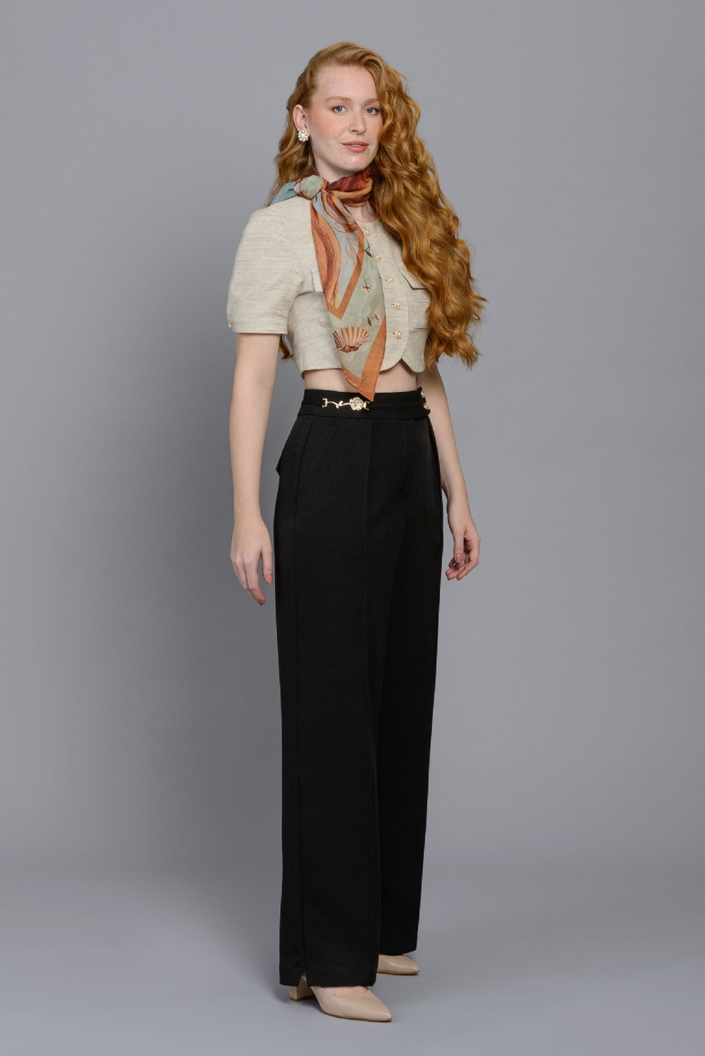 Calça Alfaiataria La Rose Black | Calça Look Cuplover